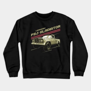 FSJ Gladiator Truck Jeep car trailcat Crewneck Sweatshirt
